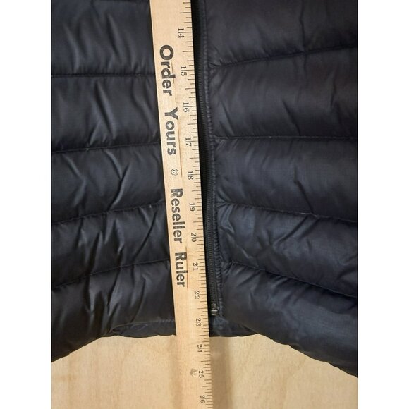 Women's Patagonia Down Sweater Hoody Size S Black Puffer Jacket Packable Hoodie - Picture 13 of 16